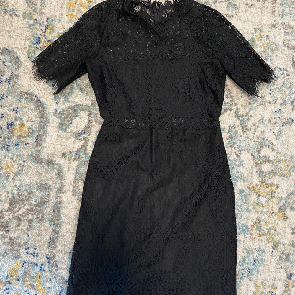 Elegant Black Lace Dress LuLu’s